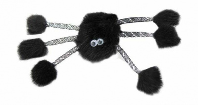 Игрушка GoSi для кошек Паук из натуральной норки фото