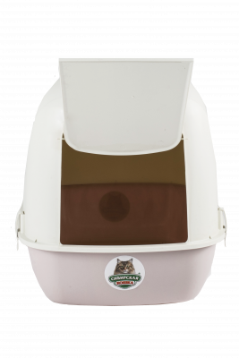 Туалет (Сибирская кошка) Альбус  50*38*40см закрытый пудровый фото