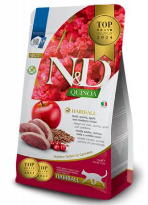 Farmina (Фармина) N&D Cat 1,5кг киноа для выведения комков шерсти фото