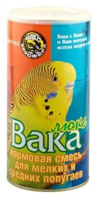 Вака 1кг ЛЮКС корм для мелких и средних попугаев Вака 1кг ЛЮКС корм для мелких и средних попугаев