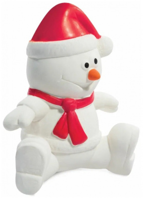 Игрушка (Triol) NEW YEAR Снеговик из латекса для собак, 100мм Игрушка (Triol) NEW YEAR Снеговик из латекса для собак, 100мм