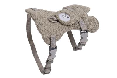 Комплект Wogy шлейка Мишка с поводком 120х1см, микс для кошек  фото