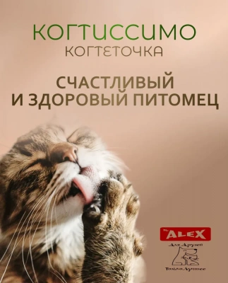 Когтеточка (Mr.Alex) Когтиссимо гофрокартон (двухсторонняя) 50*28*5,5 фото