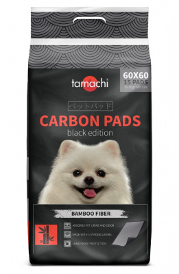 Пеленки (Tamachi) черные с угольным волокном 60*60 (15 шт.) Пеленки (Tamachi) черные с угольным волокном 60*60 (15 шт.) фото