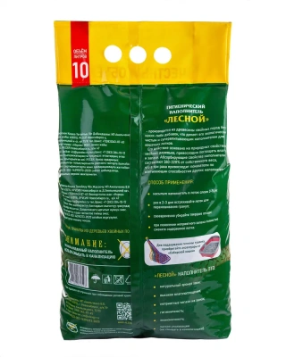 Наполнитель (Сибирская кошка) 10л Лесной древесный для кошек фото Наполнитель (Сибирская кошка) 10л Лесной древесный для кошек фото