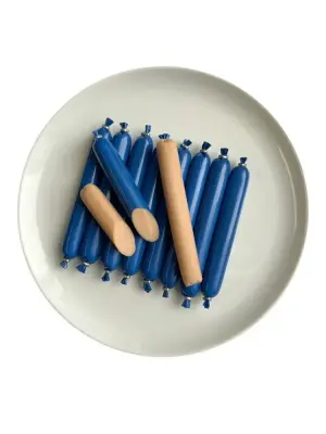 Деревенские лакомства колбаски Докторские 6*0,01кг из нежной утки для кошек (79217889) фото