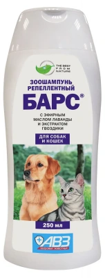 Барс 250мл шампунь репеллентный для кошек и собак Барс 250мл шампунь репеллентный для кошек и собак