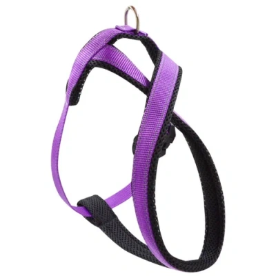 Шлейка (Зооэкспресс) 5731С FRESH LINE 10 мм капрон/сетка Х-образная, регулируемая от 26 до 38 см сиреневая