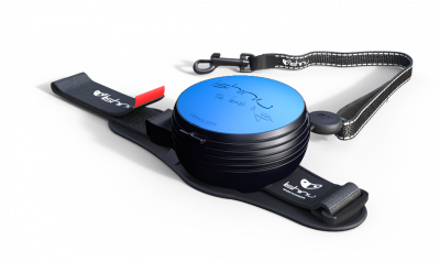 Поводок-рулетка (Lishinu) 3, Ориджинал, Голубой, Размер S