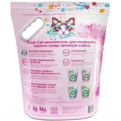Наполнитель (FRESH CAT) 5л Утренняя свежесть  фото