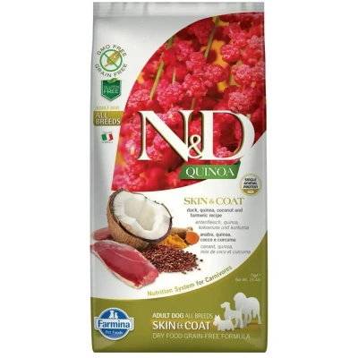 Farmina (Фармина) N&D Dog  7кг беззерновой утка и киноа для здоровья кожи и шерсти сухой для собак (3026) фото