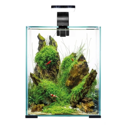 Аквариум (AQUAEL) Shrimp Set Smart Led Day&Night 20 черный 19л (25*25*30) набор для креветок фото