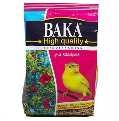 Вака High Quality 0,5кг корм для канареек Вака High Quality 0,5кг корм для канареек