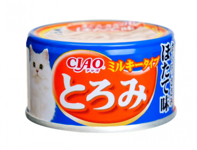 INABA CIAO Toromi Milky 0,08кг RU307 для кошек Тунец Магуро и куриное филе со вкусом морского гребешка в овсяном молоке INABA CIAO Toromi Milky 0,08кг RU307 для кошек Тунец Магуро и куриное филе со вкусом морского гребешка в овсяном молоке фото