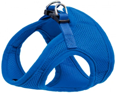 Комплект (Triol) HL02M шлейка мягкая (грудь 40см) + поводок 1,5*120см, синяя фото