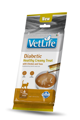 Farmina Vet Life Cat 0,06кг Diabetic лакомство крем-суп Диабетик при сахарном диабете с курицей и тунцом для кошек (109016) фото