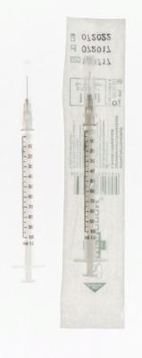 Шприц 1мл инсулиновый трехкомпонент с иглой 0,4х12 KOMETALINE (200шпр/уп) Шприц 1мл инсулиновый трехкомпонент с иглой 0,4х12 KOMETALINE (200шпр/уп)