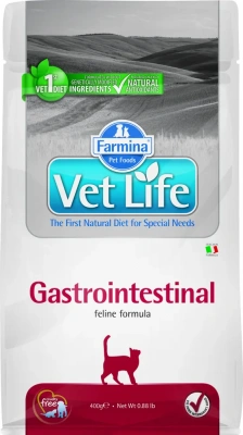 Farmina (Фармина) Vet Life Cat Gastrointestinal 0,4кг ЖКТ заболевания сухой для кошек (5031) Farmina (Фармина) Vet Life Cat Gastrointestinal 0,4кг ЖКТ заболевания сухой для кошек (5031) фото