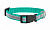 Ошейник (Аркон) DOG&VOGUE со светоотражающей полосой шир. 15мм, зеленый фото