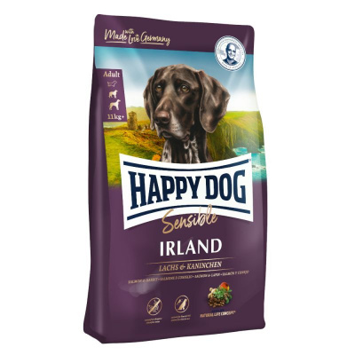 Happy Dog Supreme Sensible Ireland 1кг лосось кролик сухой для собак средних и крупных пород улучшение состояния кожи и шерсти Happy Dog Supreme Sensible Ireland 1кг лосось кролик сухой для собак средних и крупных пород улучшение состояния кожи и шерсти