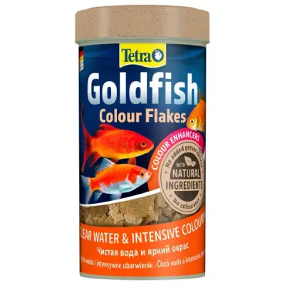 Tetra Goldfish Colour Flakes 0,25л корм хлопья для окраса золотых рыбок