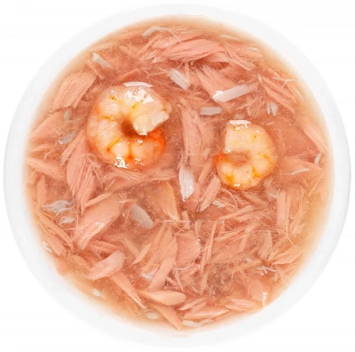 Деревенские Лакомства 0,035кг суп из тунца с креветками и крабом (74501186) фото