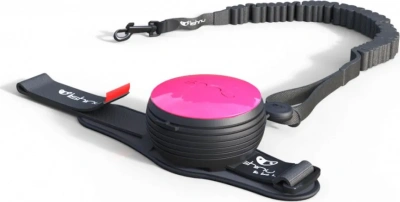 Рулетка-поводок (Lishinu) 1, Банджи, Фуксия фото