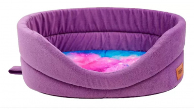 Лежанка (ЗЭ) Космос мебельная ткань №4 сиреневая, 53*38*18 см 