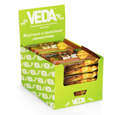 VEDA 0,03кг печенье Choco Dog для собак в молочном шоколаде фото