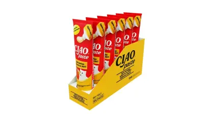 Inaba CIAO Paste 0,08кг RU1402 Паста для кошек для вывода шерсти из ЖКТ Куриное филе Inaba CIAO Paste 0,08кг RU1402 Паста для кошек для вывода шерсти из ЖКТ Куриное филе фото