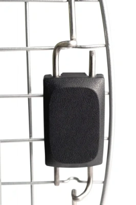 Переноска (Зооэкспресс) 18413 для животных "Турне" L АВИА с металлической дверцей 54.5*36*34 см зеленая фото