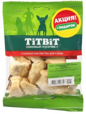 TiTBiT 0,08кг вымя говяжье мини АКЦИЯ - мягкая упаковка TiTBiT 0,08кг вымя говяжье мини АКЦИЯ - мягкая упаковка