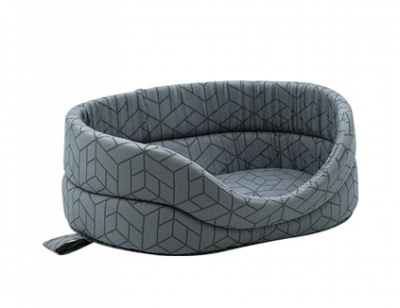 Лежанка (Зооэкспресс) "Геометрия" №3 750535 49*33*17 см серый