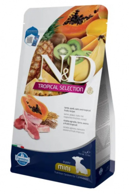 Farmina (Фармина) N&D Tropical Selection Dog 1,5кг ягненок для щенков мелких пород (042392) фото Farmina (Фармина) N&D Tropical Selection Dog 1,5кг ягненок для щенков мелких пород (042392) фото