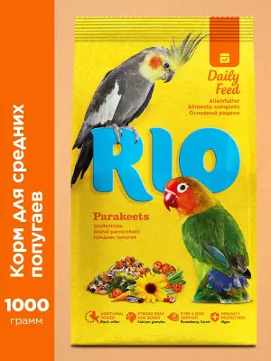 Rio 1кг корм для средних попугаев основной рацион фото
