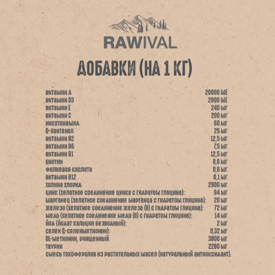 RAWIVAL North Sea’s Finest лосось и сельдь для взрослых кошек, 5 кг фото