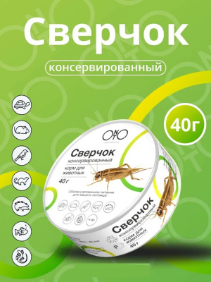 Онто (Onto) 0,04кг Сверчок консервированный Онто (Onto) 0,04кг Сверчок консервированный