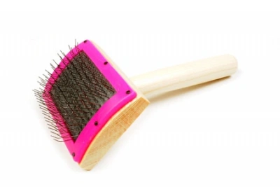 Пуходерка (Зооэкспресс) 23031 деревянная большая без капли 8*16.5 см