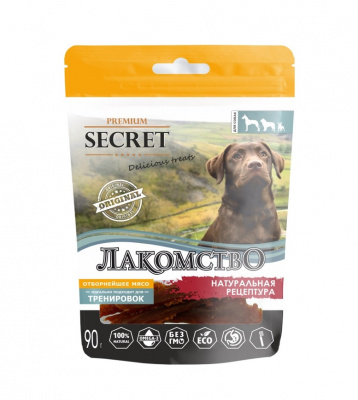 Секрет (Secret) 0,09кг лакомство утиные дольки для собак (PM010)