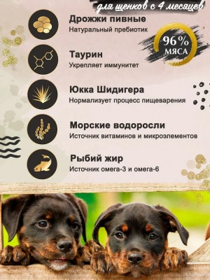 Четвероногий гурман 0,1кг Golden Line Курица с потрошками в желе для щенков (547004) фото Четвероногий гурман 0,1кг Golden Line Курица с потрошками в желе для щенков (547004) фото