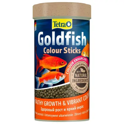 Tetra Goldfish Colour Sticks 0,25л корм гранулы для окраса золотых рыбок