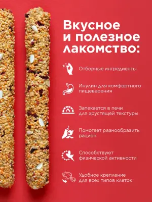 Rio палочки 0,04кг*2шт для волнистых попугайчиков и экзотов Витамин С, 80г  фото