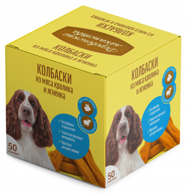 Деревенские лакомства 0,008кг мини колбаски из мяса кролика и ягненка для собак (79842293) фото Деревенские лакомства 0,008кг мини колбаски из мяса кролика и ягненка для собак (79842293) фото