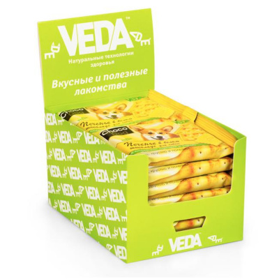 VEDA 0,03кг печенье Choco Dog для собак в белом шоколаде фото