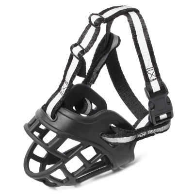 Намордник (Triol) №3 силиконовый с нейлоновым ремешком, 80*50*115мм Намордник (Triol) №3 силиконовый с нейлоновым ремешком, 80*50*115мм