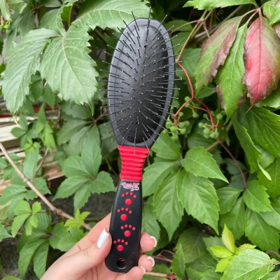 Щетка (Hello Pet) 3321S двухсторонняя натуральная щетина фото Щетка (Hello Pet) 3321S двухсторонняя натуральная щетина фото