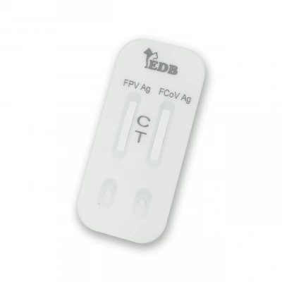 Экспресс-тест Панлейкопения Ag (Антиген) + Коронавирус кошек Ag (Антиген) для кошек (10 тестов в 1 упаковке) фото
