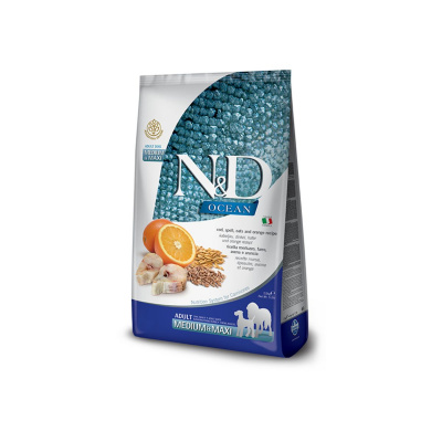 Farmina (Фармина) N&D Low Grain Dog 2,5кг с треской и апельсином для взрослых собак (021496)