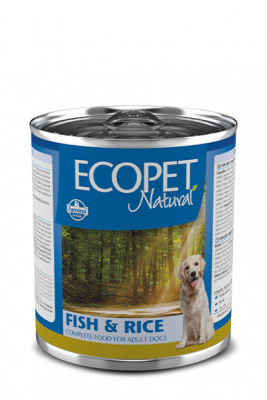 Farmina (Фармина) ECOPET NATURAL 0,3кг Dog  рыба и рис консервы для собак  фото