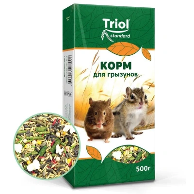 Triol Standard 0,5кг корм для грызунов Triol Standard 0,5кг корм для грызунов